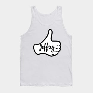 Men name Jeffrey Tank Top